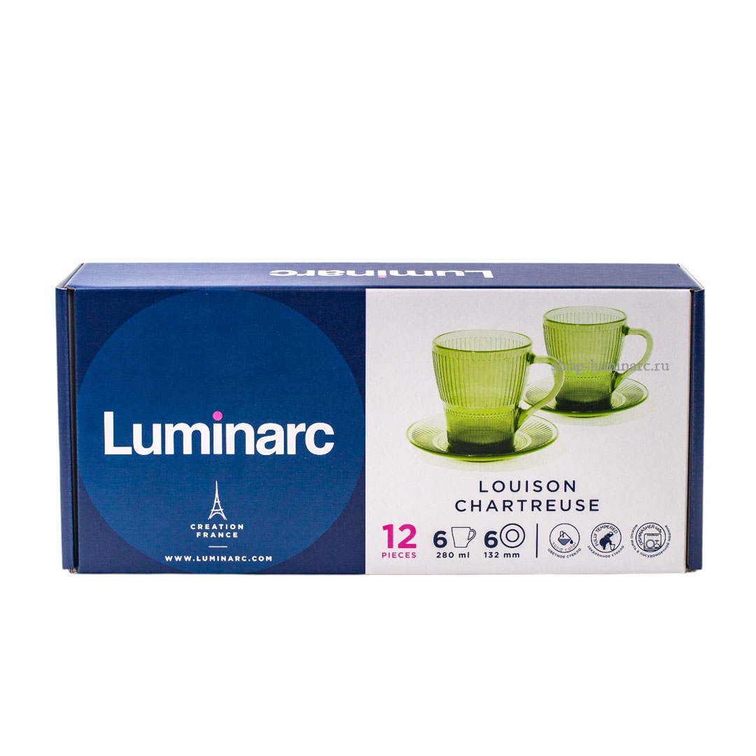 Чайный набор Luminarc Луиз Шартрез 12 предметов